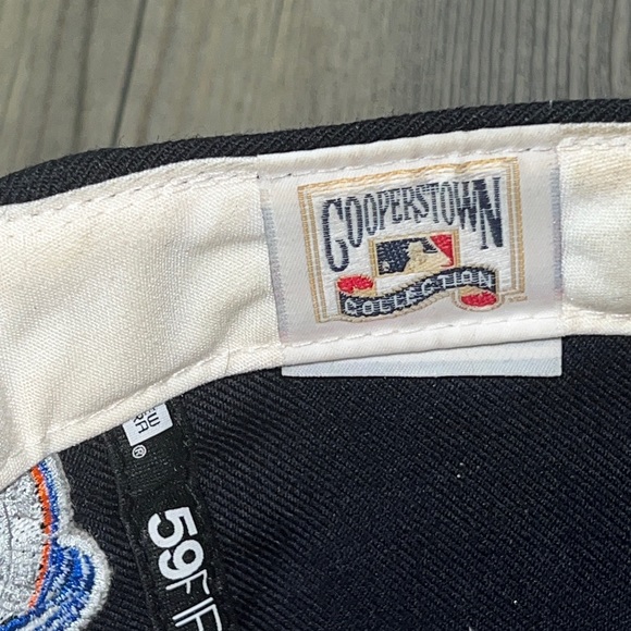 Vintage New York Yankees New Era 2000 Subway Series Fitted Hat Cap Adult 7 1/4 - Picture 7 of 9